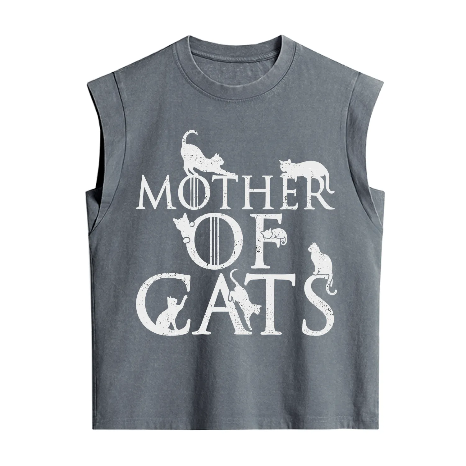 Purplehecate Mother of Cats Vintage Washed Tank