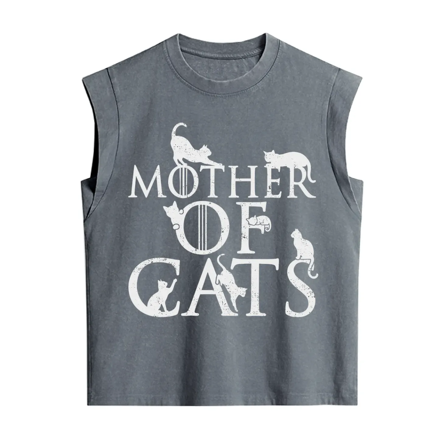 Purplehecate Mother of Cats Vintage Washed Tank