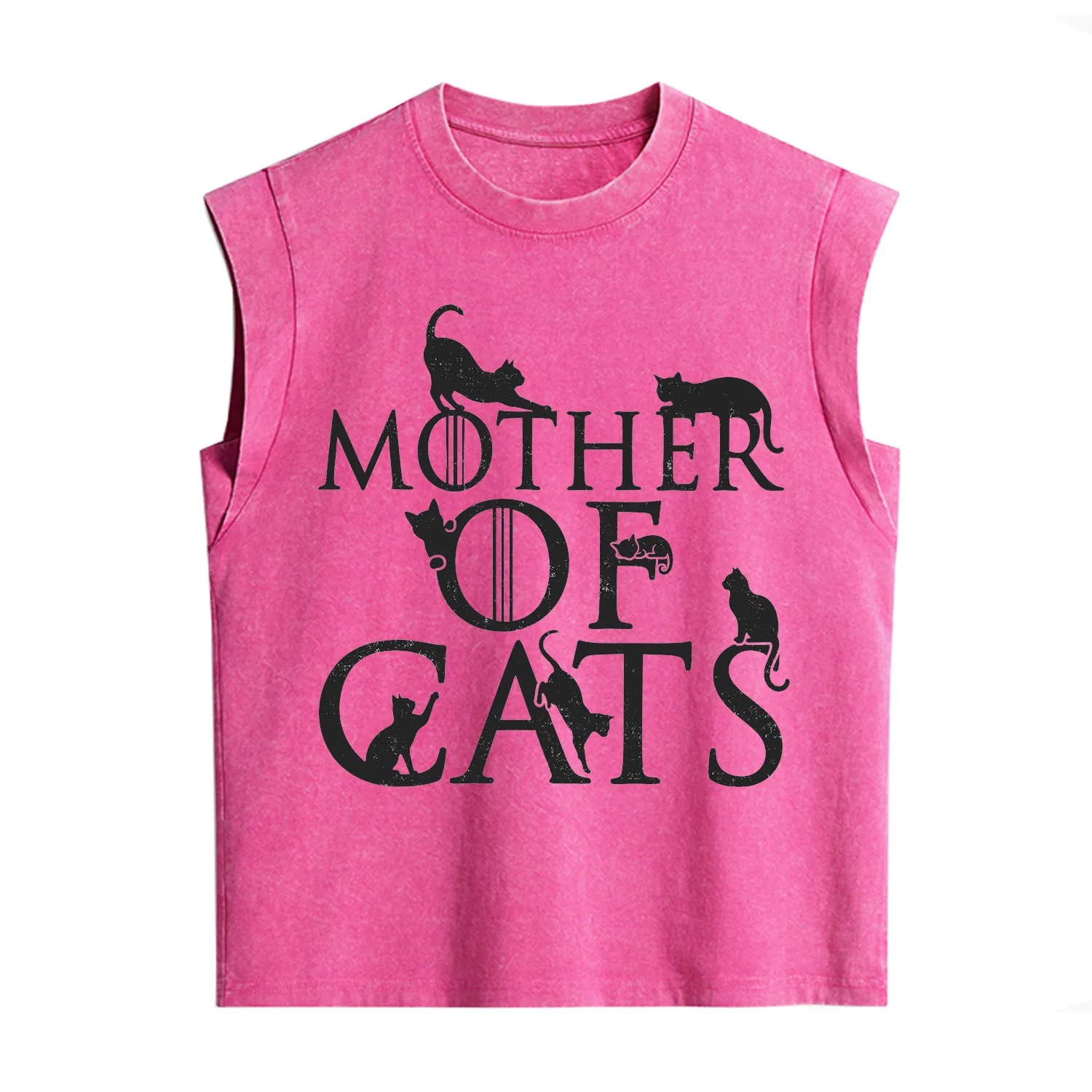Purplehecate Mother of Cats Vintage Washed Tank