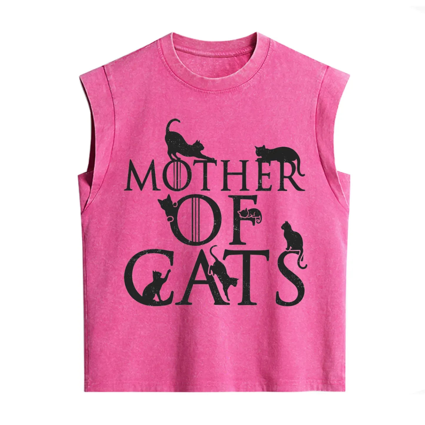 Purplehecate Mother of Cats Vintage Washed Tank