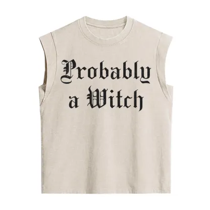 Purplehecate Probably A Witch Vintage Washed Tank