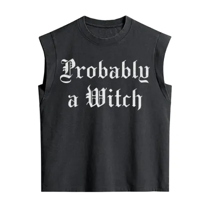 Purplehecate Probably A Witch Vintage Washed Tank