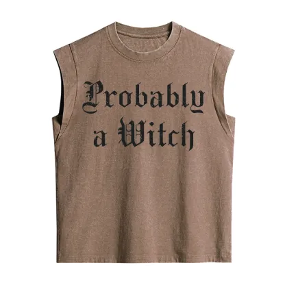 Purplehecate Probably A Witch Vintage Washed Tank
