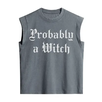Purplehecate Probably A Witch Vintage Washed Tank