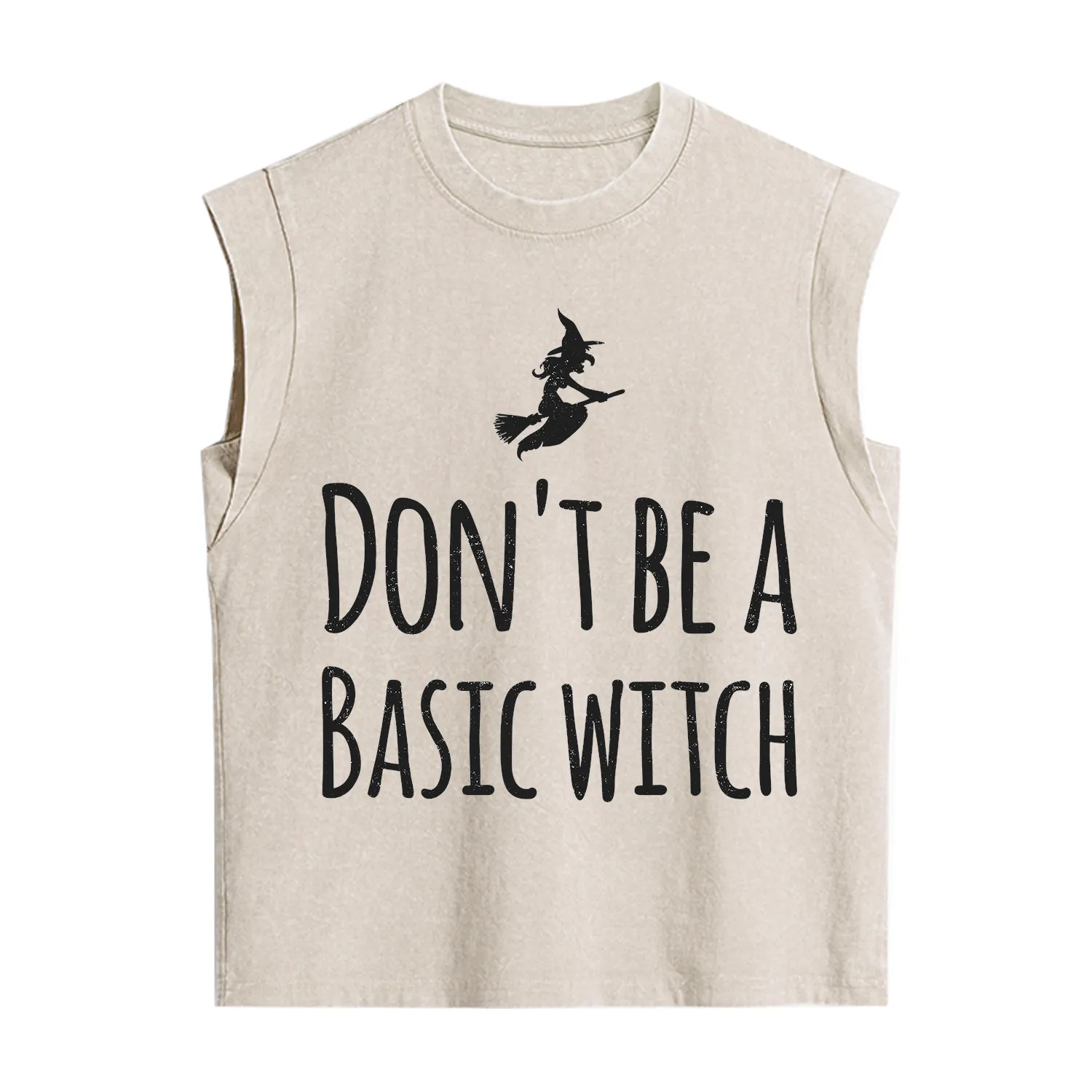 Purplehecate Don't Be A Basic Witch Vintage Washed Tank