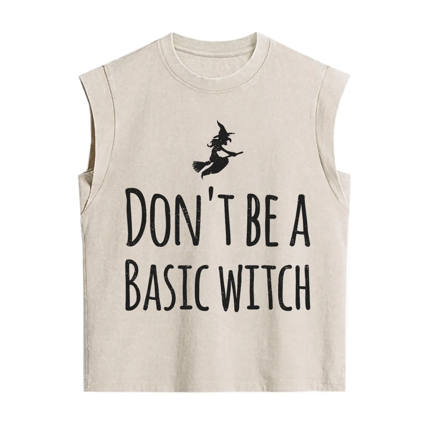 Purplehecate Don't Be A Basic Witch Vintage Washed Tank