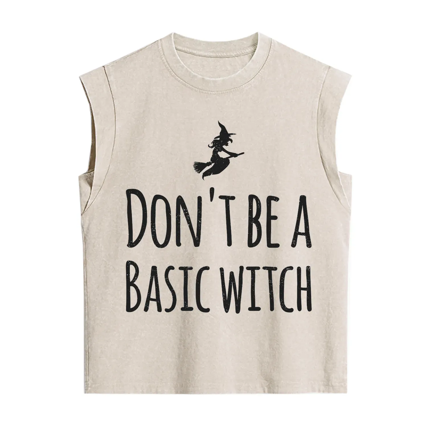 Purplehecate Don't Be A Basic Witch Vintage Washed Tank