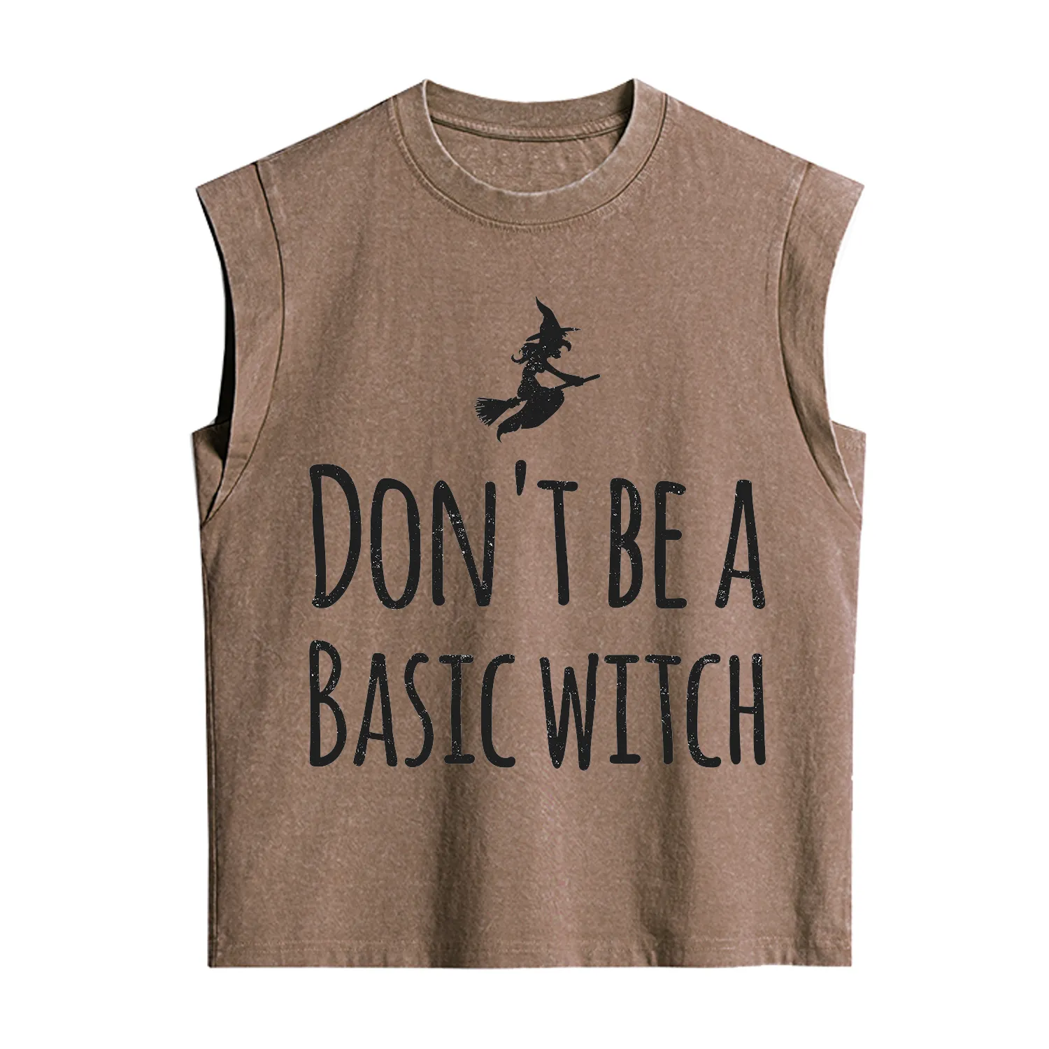 Purplehecate Don't Be A Basic Witch Vintage Washed Tank