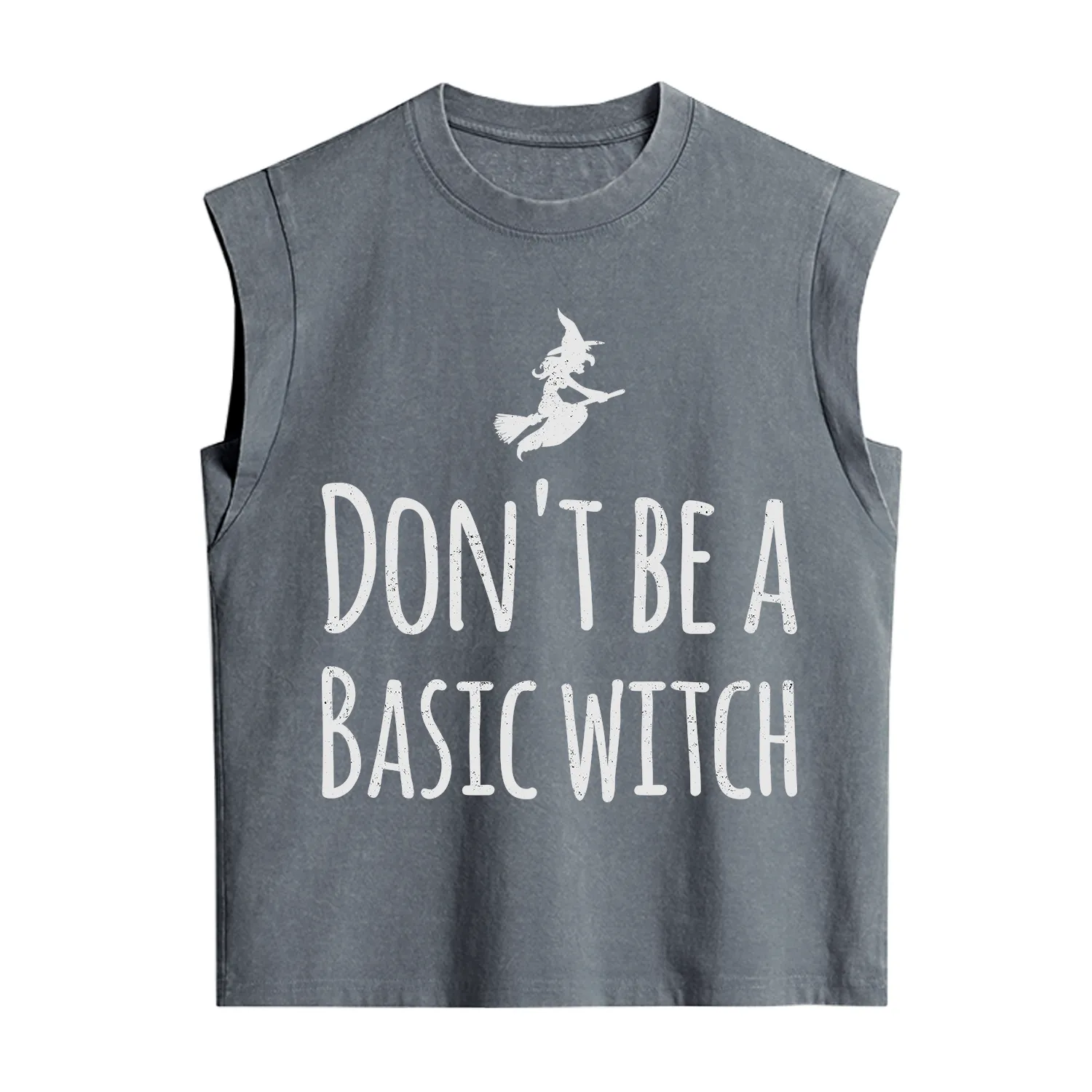 Purplehecate Don't Be A Basic Witch Vintage Washed Tank