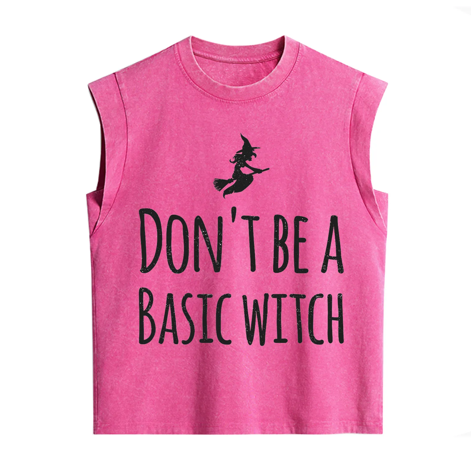 Purplehecate Don't Be A Basic Witch Vintage Washed Tank