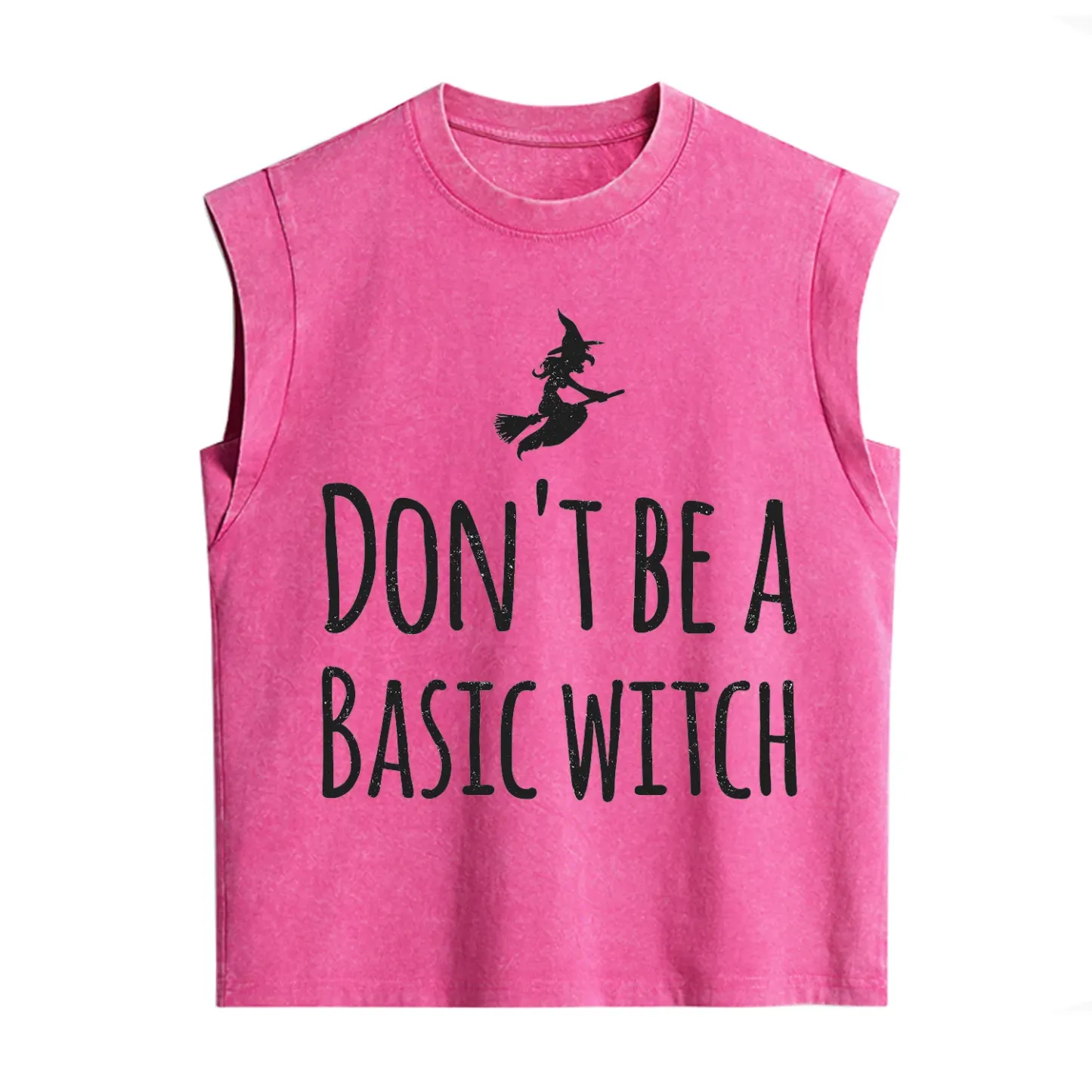 Purplehecate Don't Be A Basic Witch Vintage Washed Tank