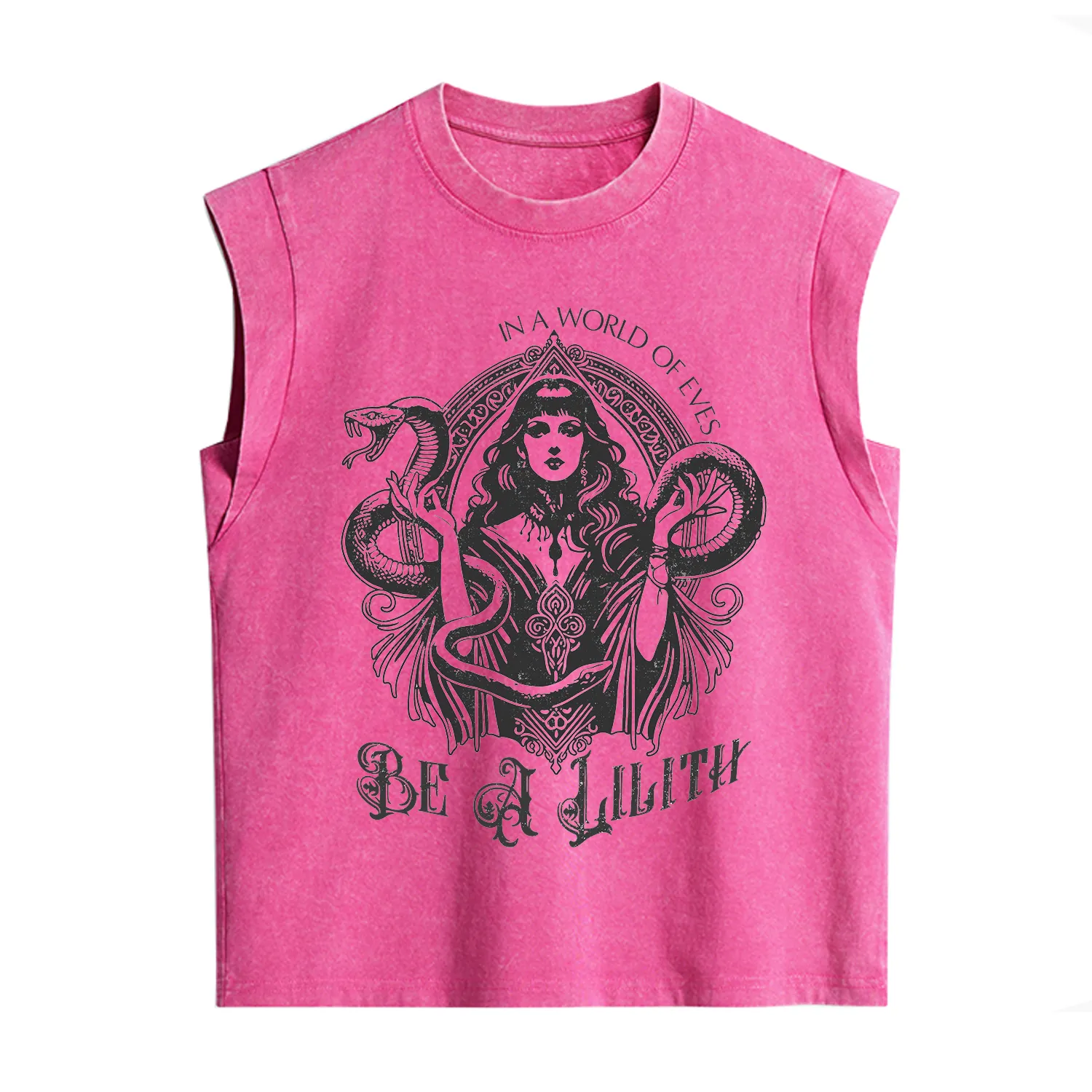 Purplehecate In a World of Eves Be a Lilith Gothic Occult Vintage Washed Tank