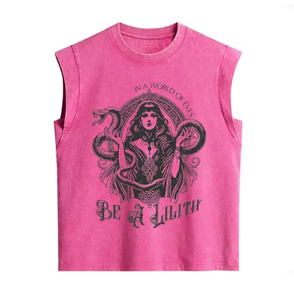 Purplehecate In a World of Eves Be a Lilith Gothic Occult Vintage Washed Tank