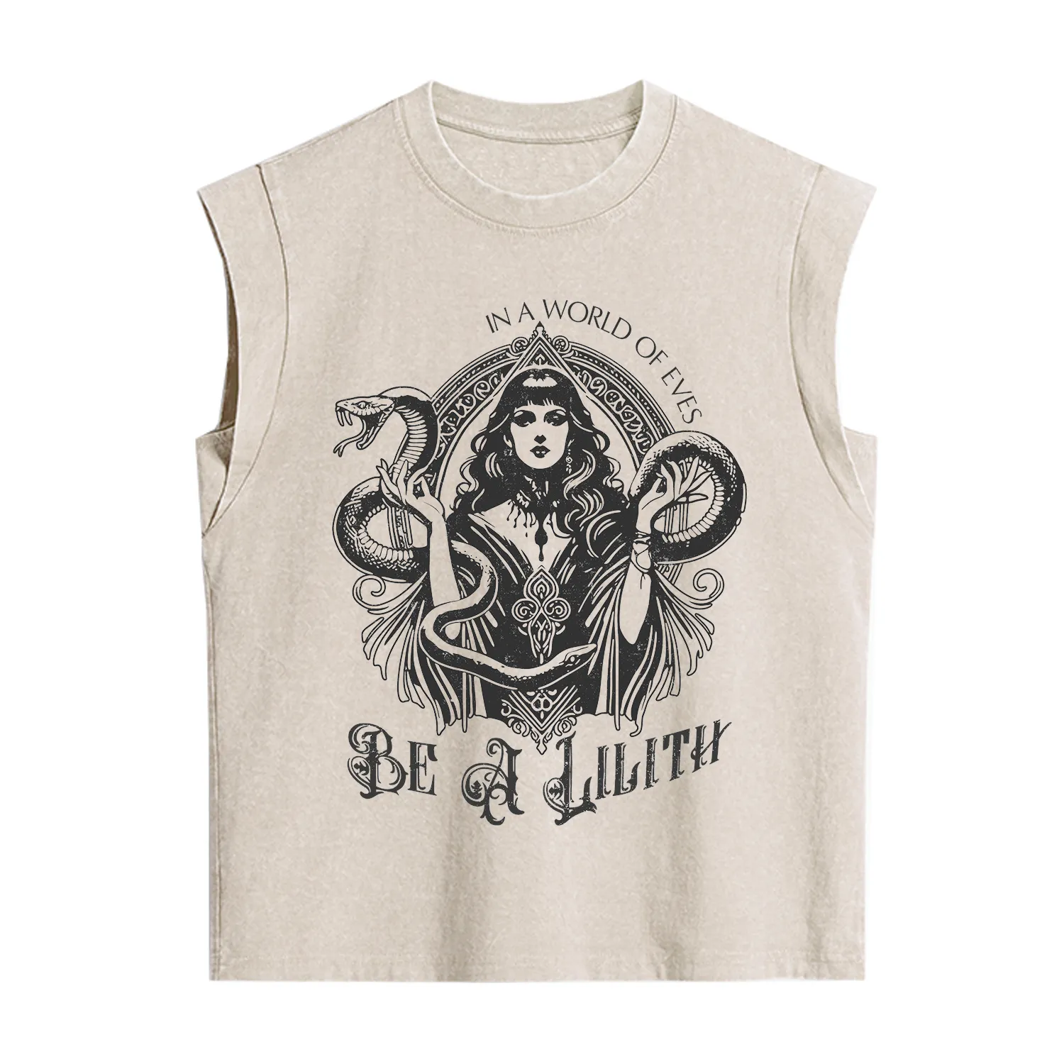 Purplehecate In a World of Eves Be a Lilith Gothic Occult Vintage Washed Tank