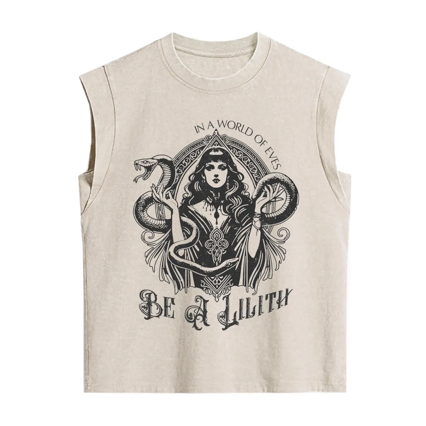 Purplehecate In a World of Eves Be a Lilith Gothic Occult Vintage Washed Tank