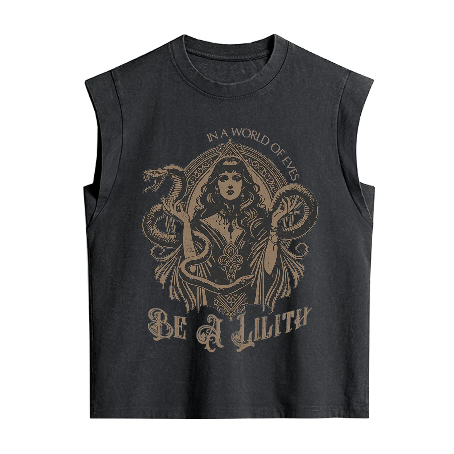 Purplehecate In a World of Eves Be a Lilith Gothic Occult Vintage Washed Tank