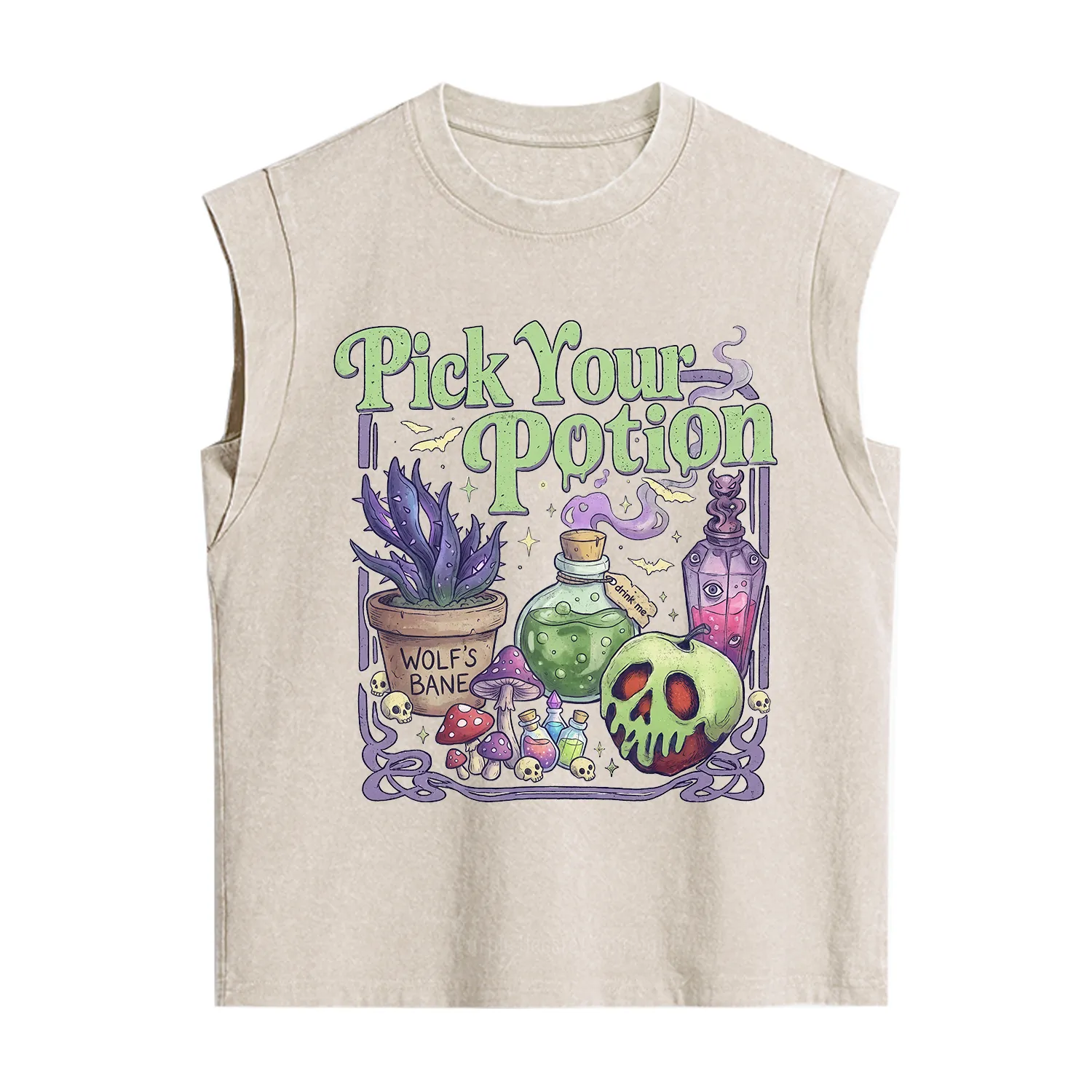 Purplehecate Pick Your Poison Vintage Washed Tank