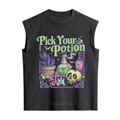 Purplehecate Pick Your Poison Vintage Washed Tank