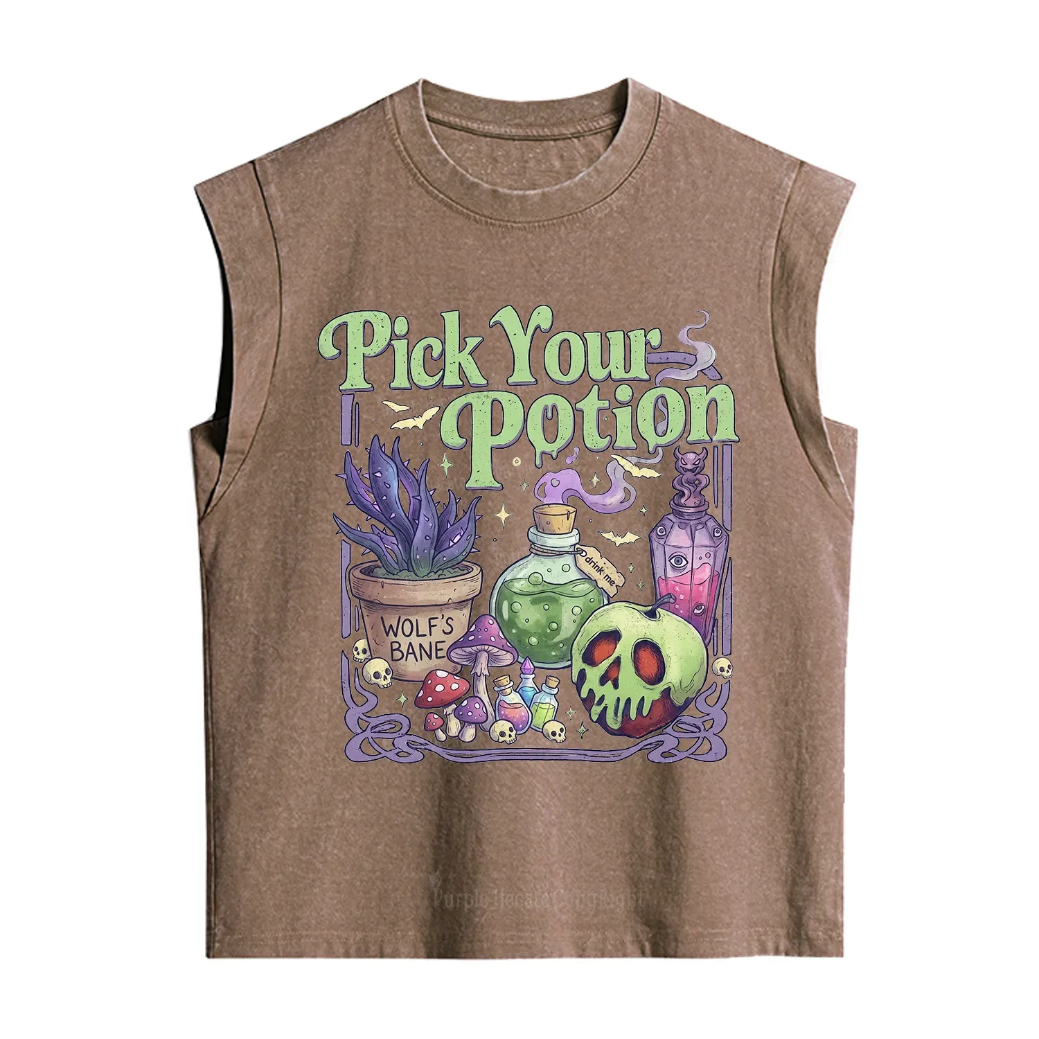 Purplehecate Pick Your Poison Vintage Washed Tank