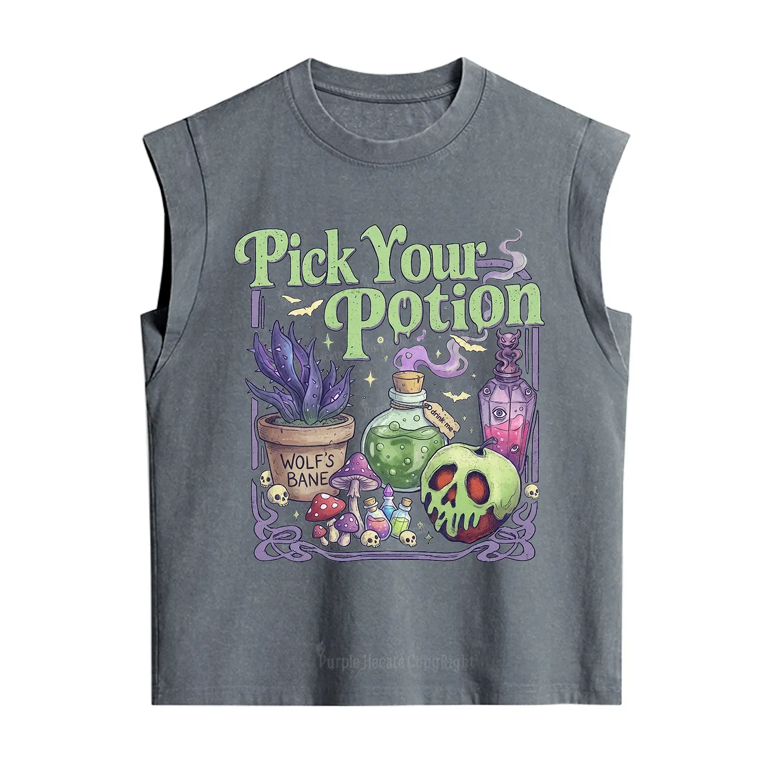 Purplehecate Pick Your Poison Vintage Washed Tank
