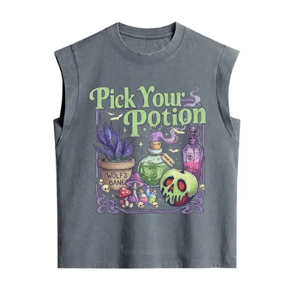 Purplehecate Pick Your Poison Vintage Washed Tank