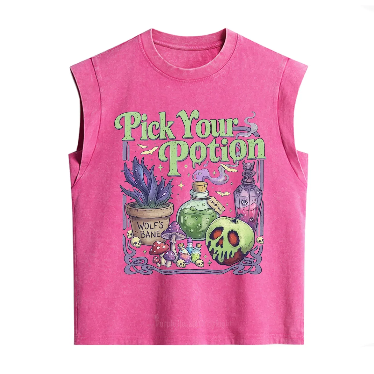 Purplehecate Pick Your Poison Vintage Washed Tank