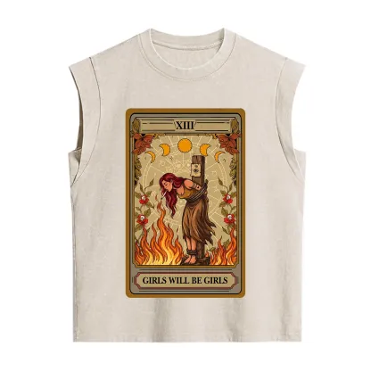 Purplehecate Girls Will Be Girls Witch Vintage Washed Tank