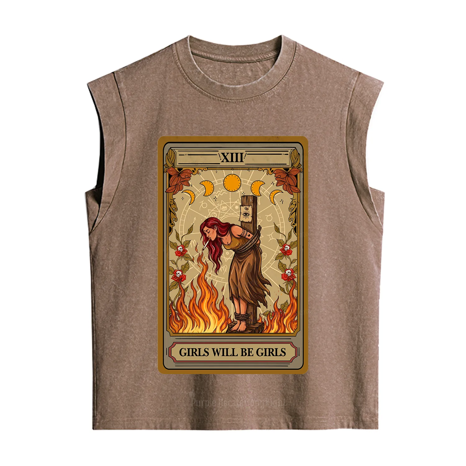 Purplehecate Girls Will Be Girls Witch Vintage Washed Tank