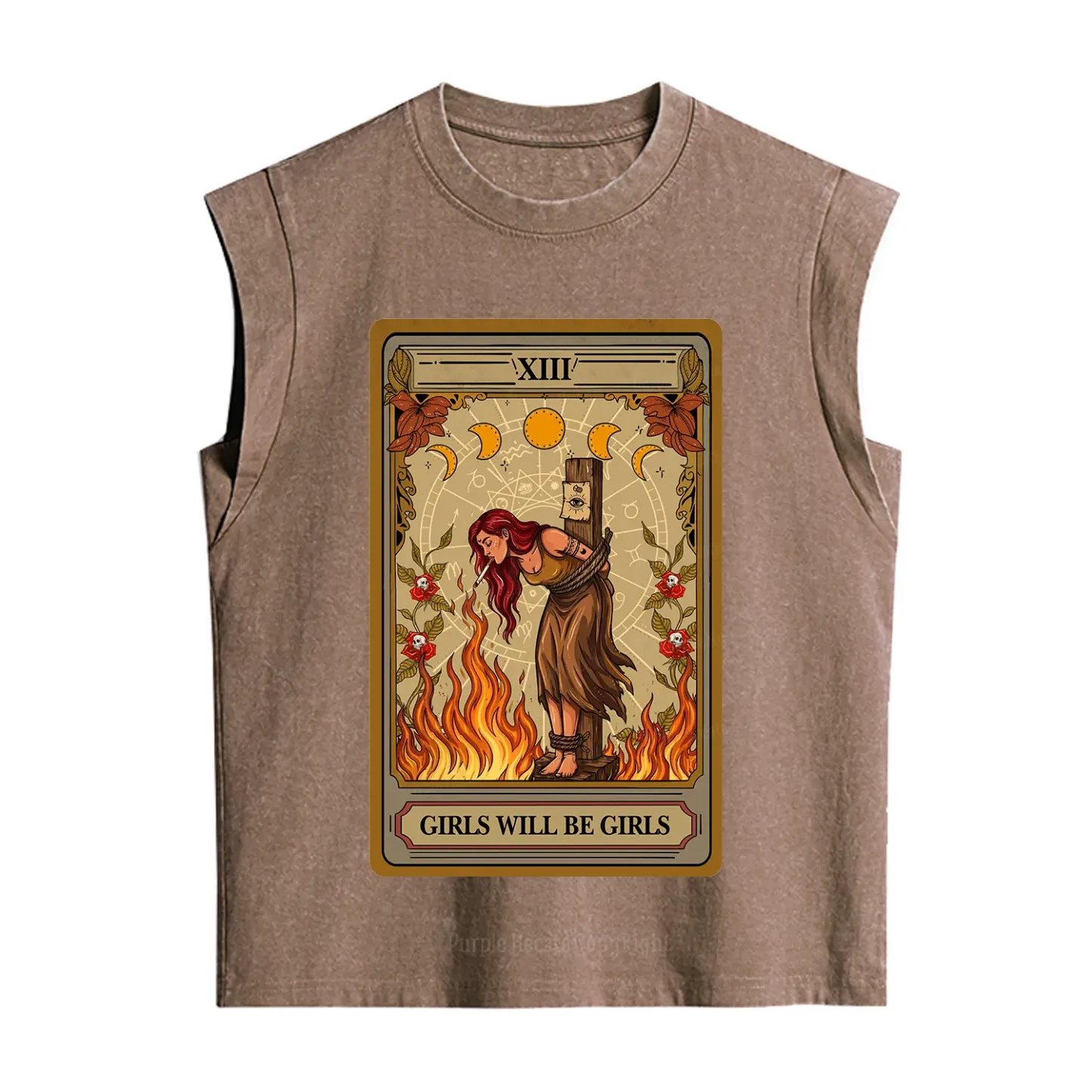 Purplehecate Girls Will Be Girls Witch Vintage Washed Tank