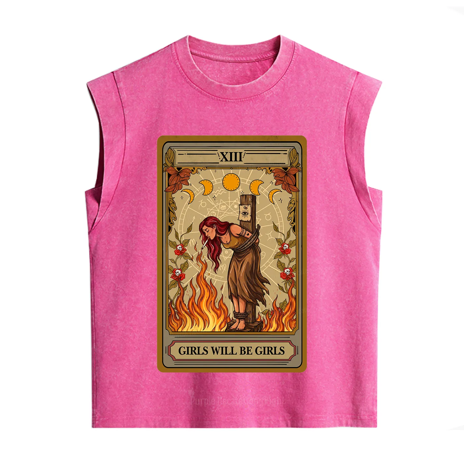 Purplehecate Girls Will Be Girls Witch Vintage Washed Tank