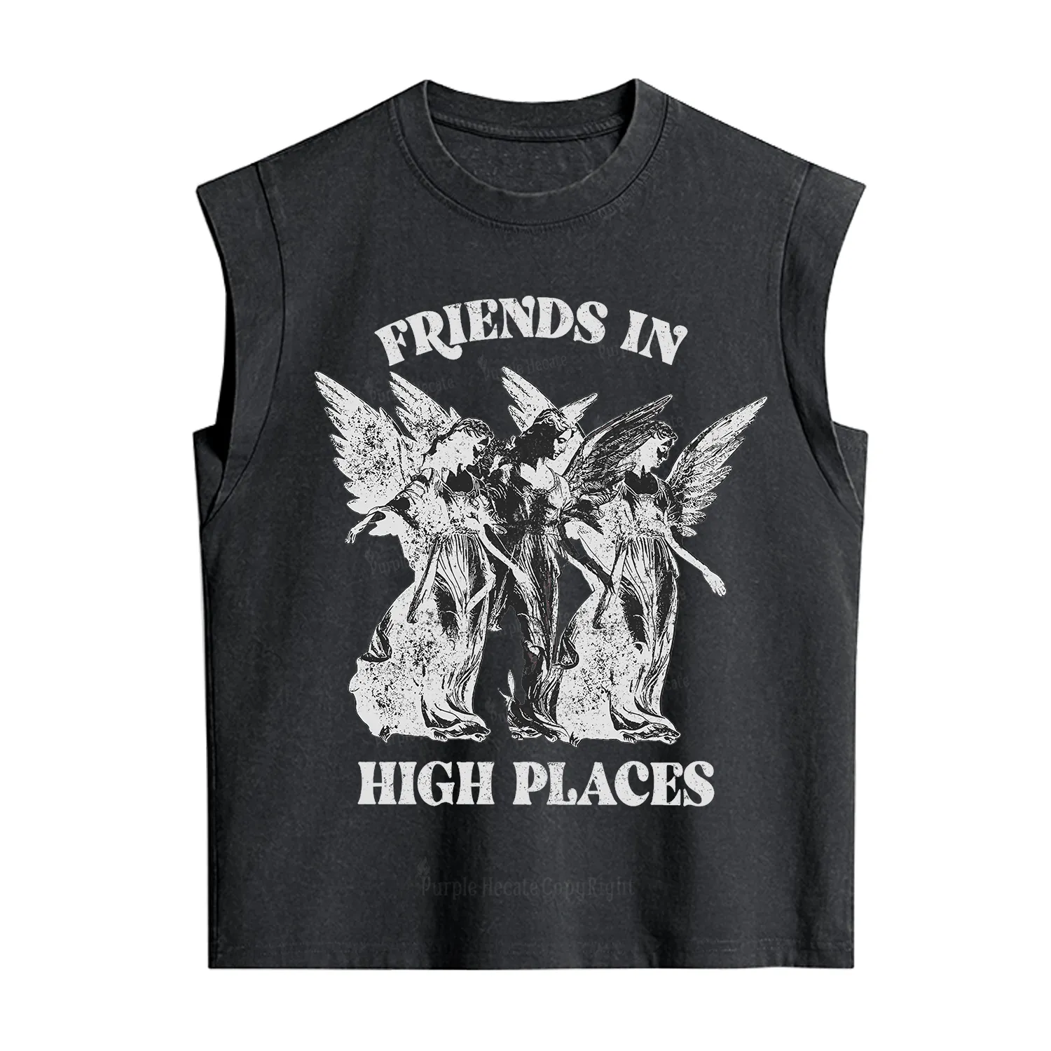 Purplehecate Companions from Above Vintage Washed Tank