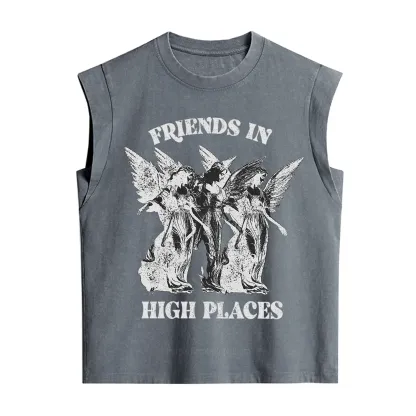 Purplehecate Companions from Above Vintage Washed Tank