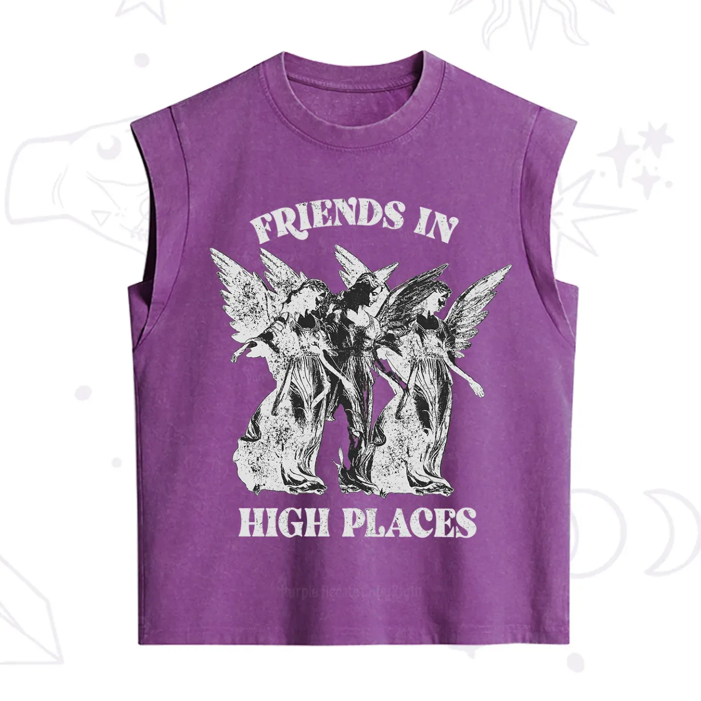Purplehecate Companions from Above Vintage Washed Tank