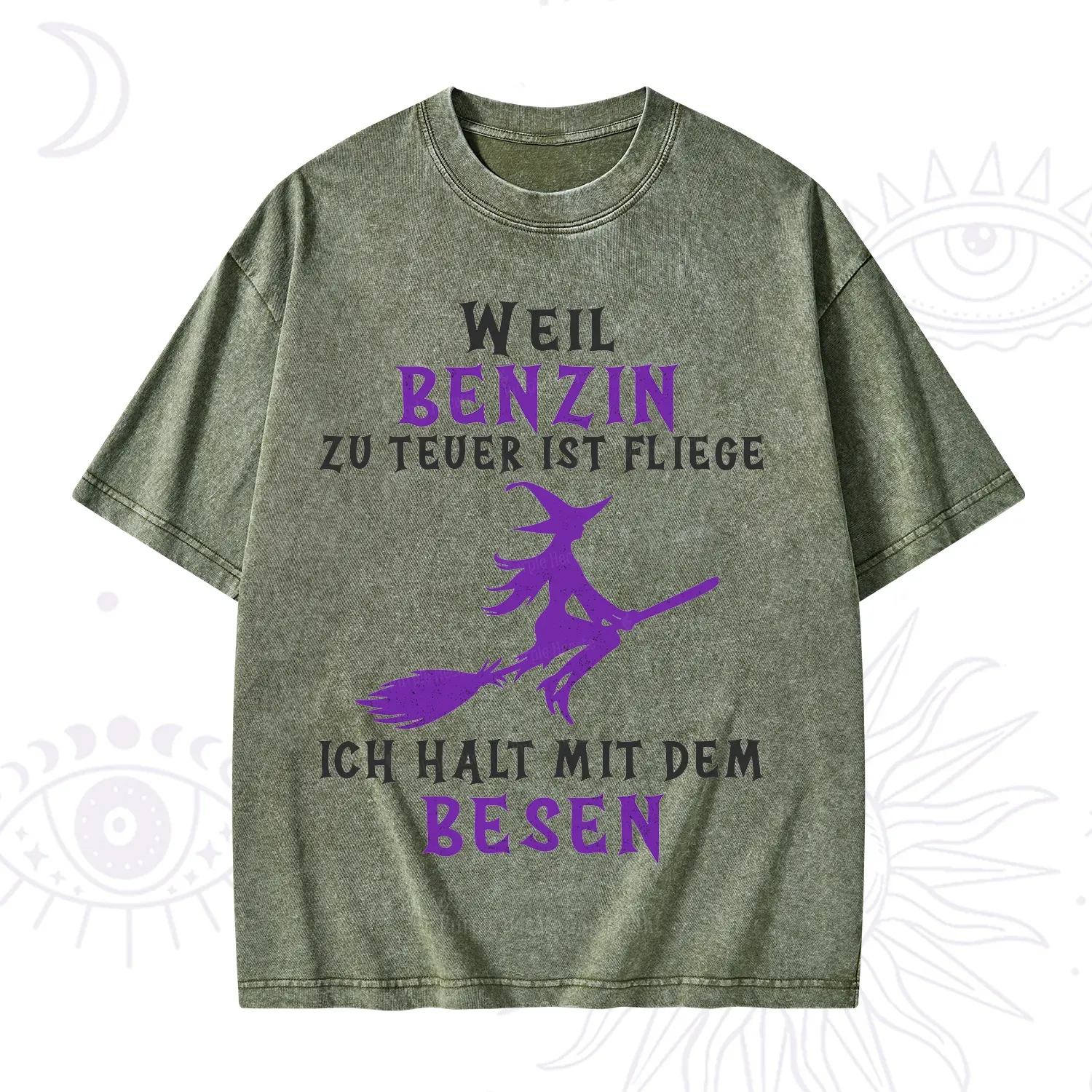 Purplehecate Gas Is Too Expensive I'll Take My Broom Washed T-Shirt