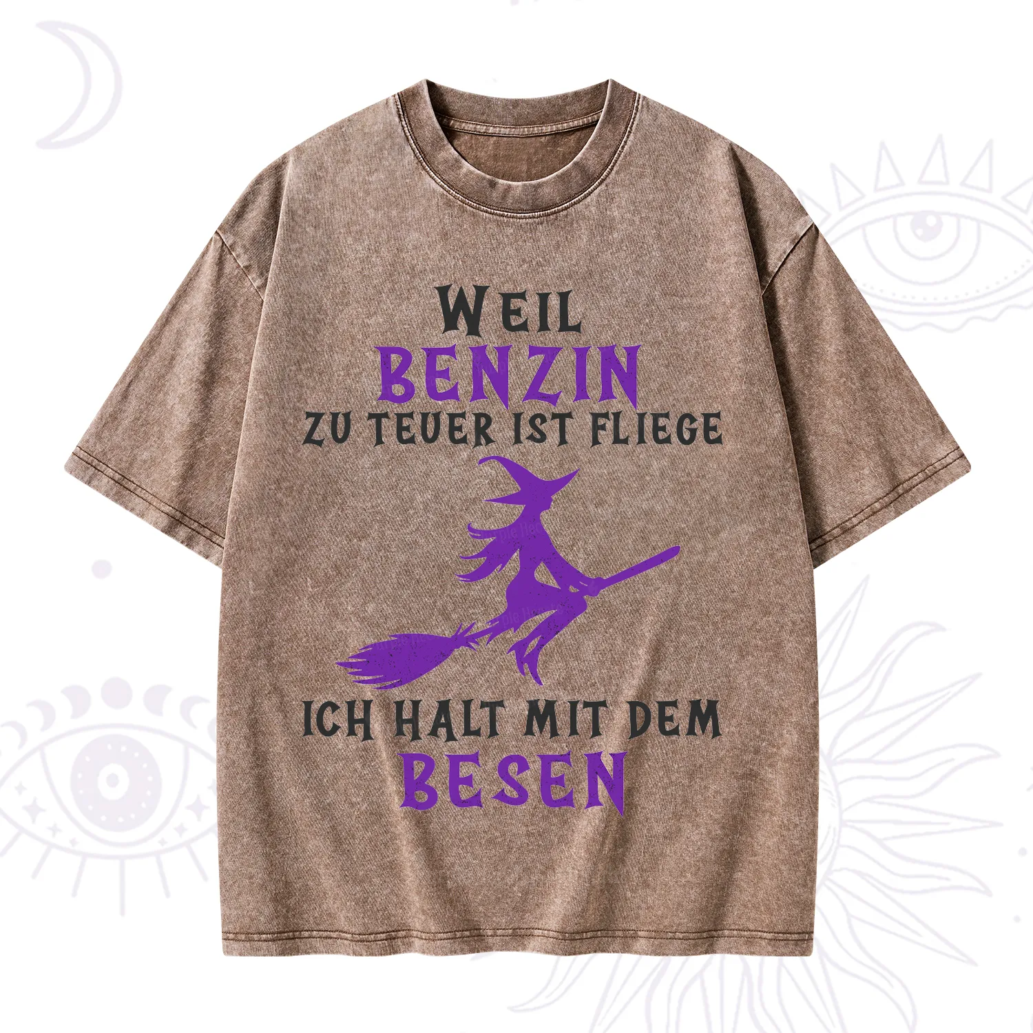 Purplehecate Gas Is Too Expensive I'll Take My Broom Washed T-Shirt
