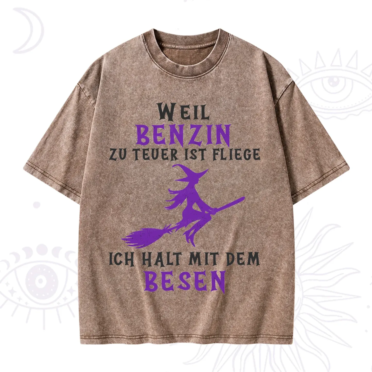Purplehecate Gas Is Too Expensive I'll Take My Broom Washed T-Shirt
