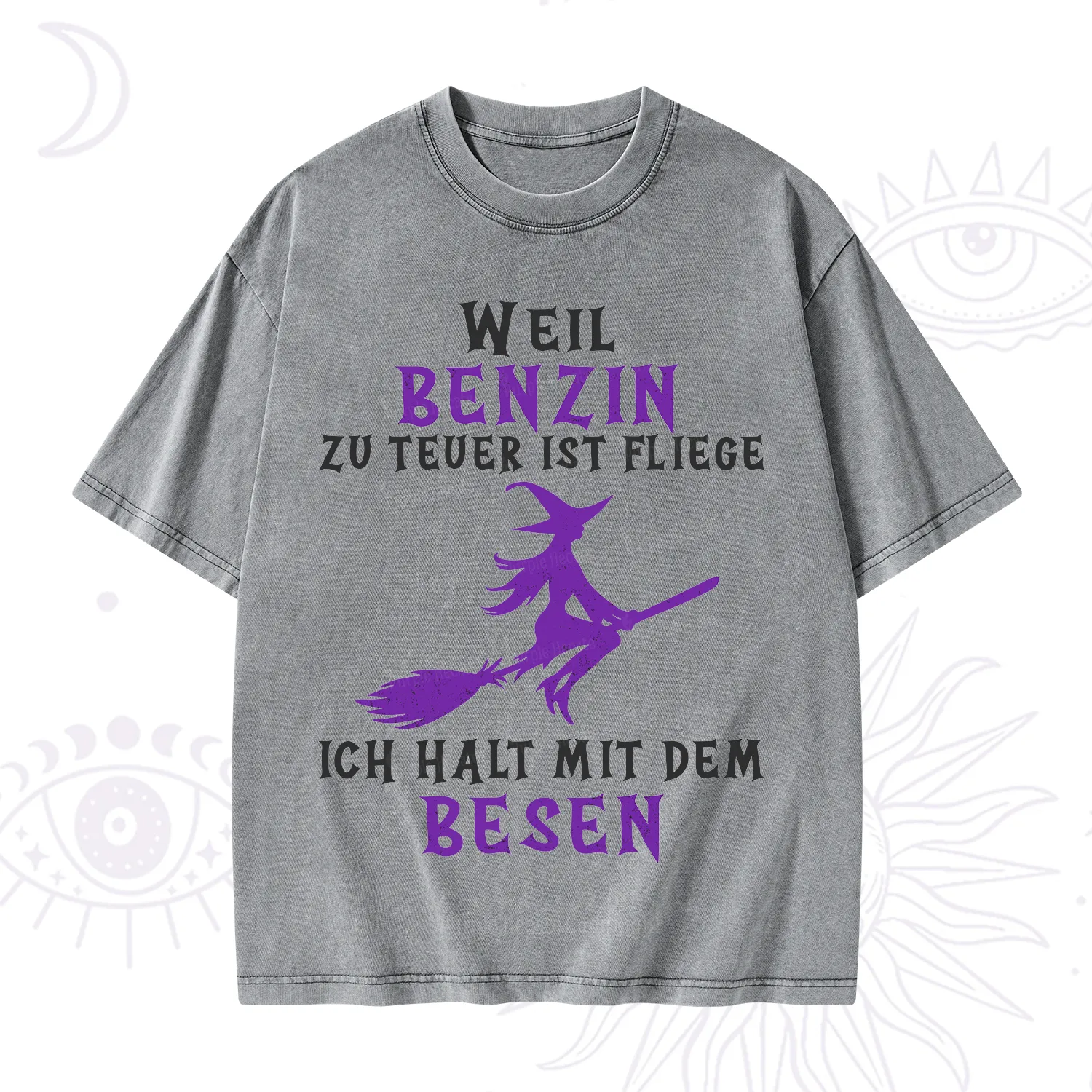 Purplehecate Gas Is Too Expensive I'll Take My Broom Washed T-Shirt