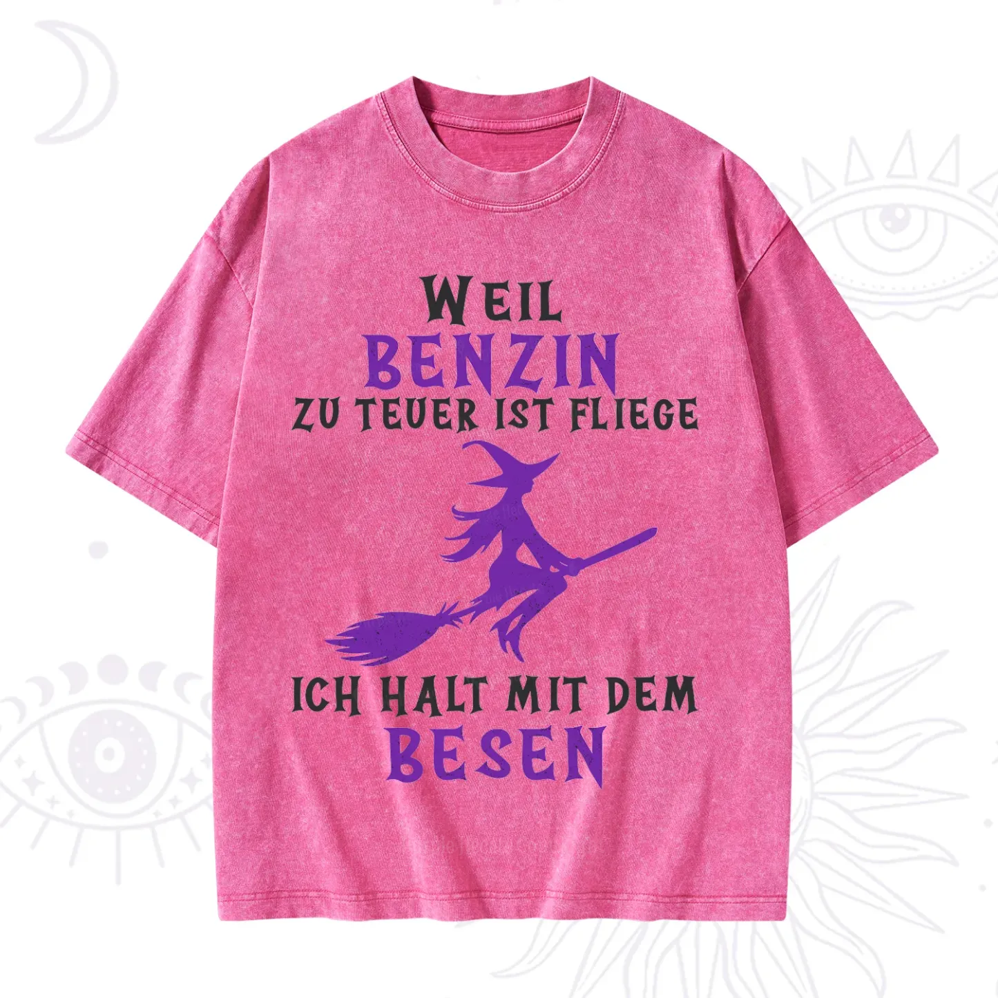 Purplehecate Gas Is Too Expensive I'll Take My Broom Washed T-Shirt