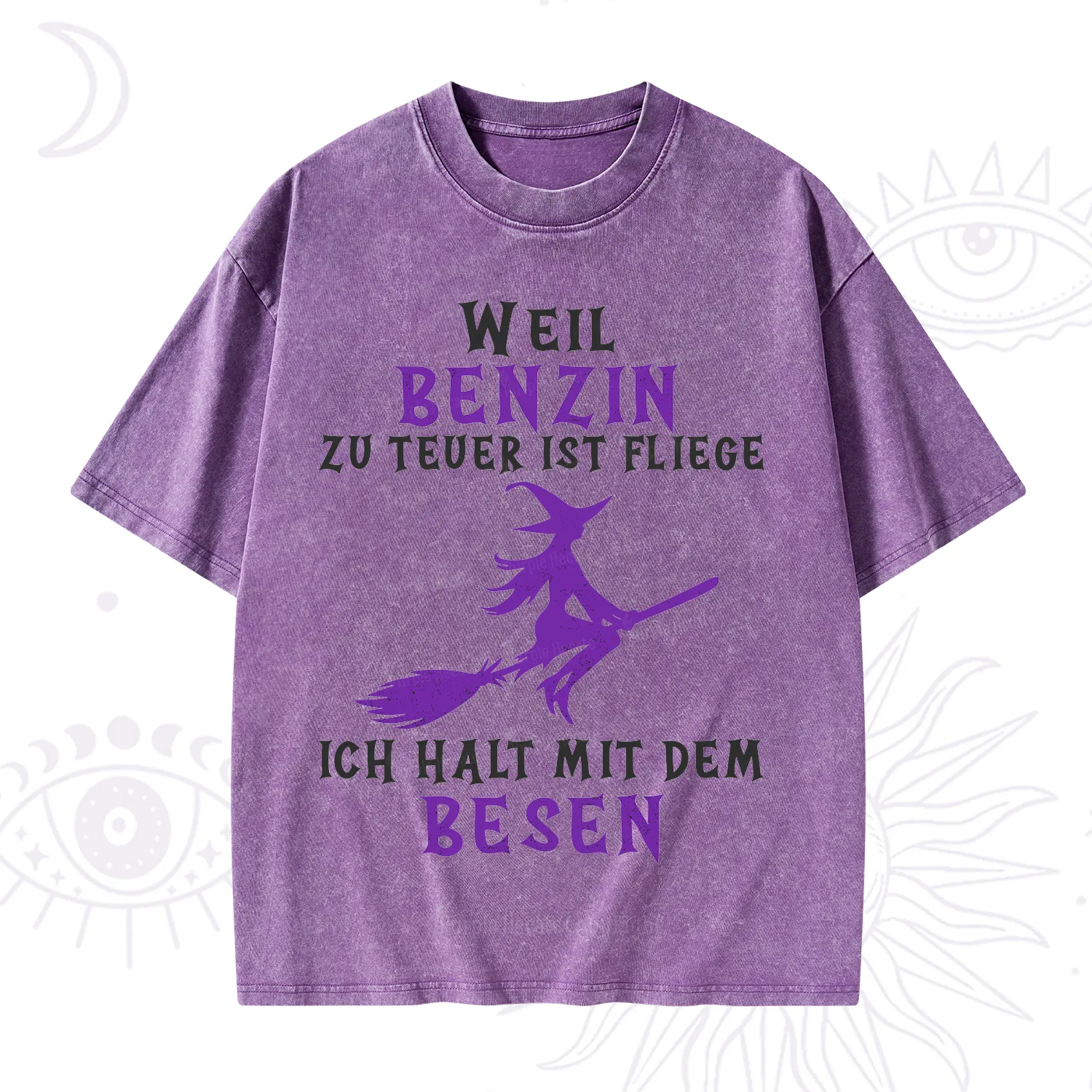 Purplehecate Gas Is Too Expensive I'll Take My Broom Washed T-Shirt