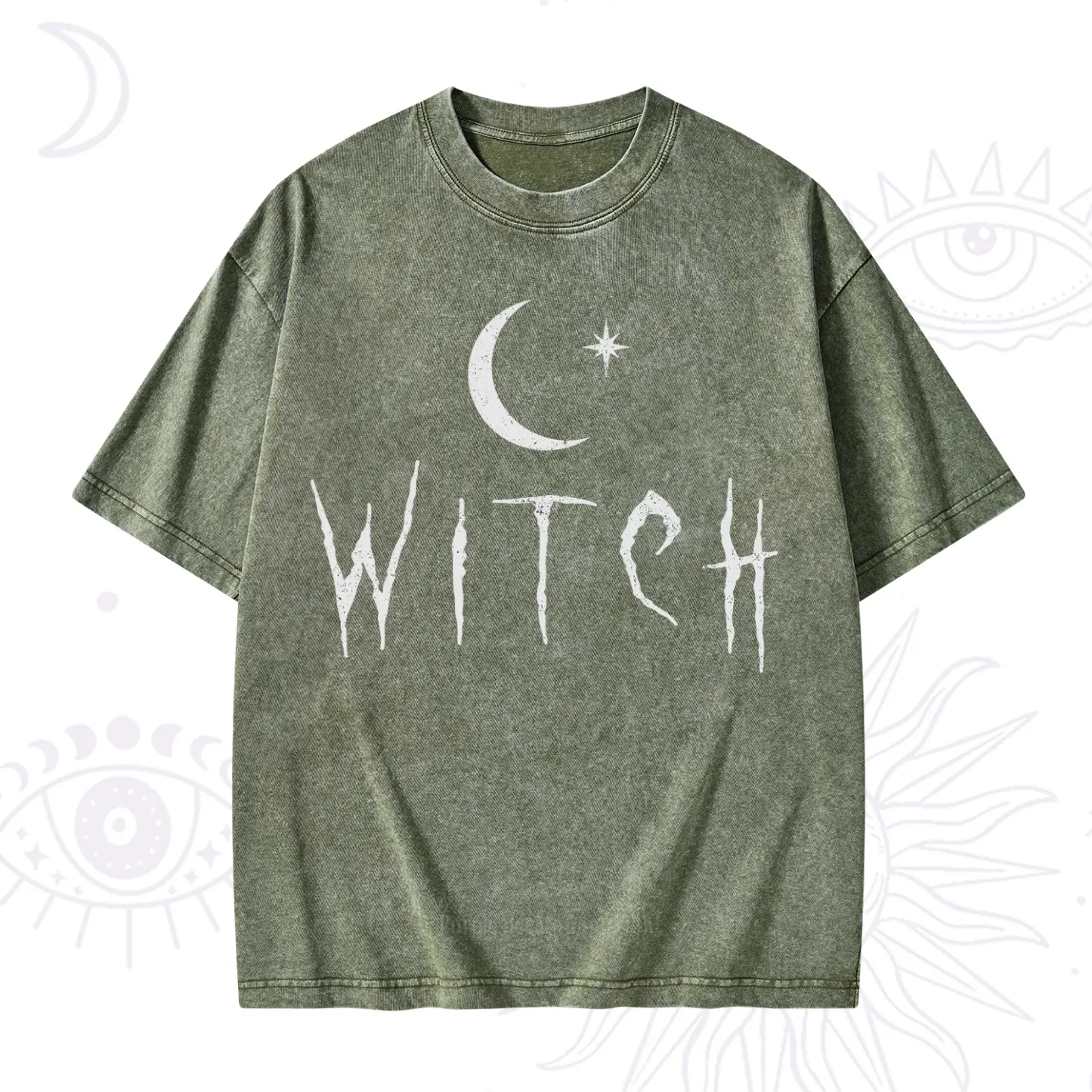 Purplehecate Witchy Moon Washed T-Shirt
