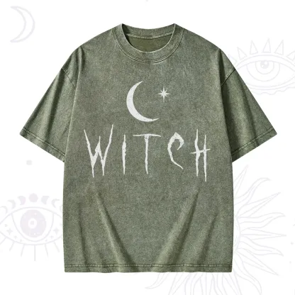 Purplehecate Witchy Moon Washed T-Shirt
