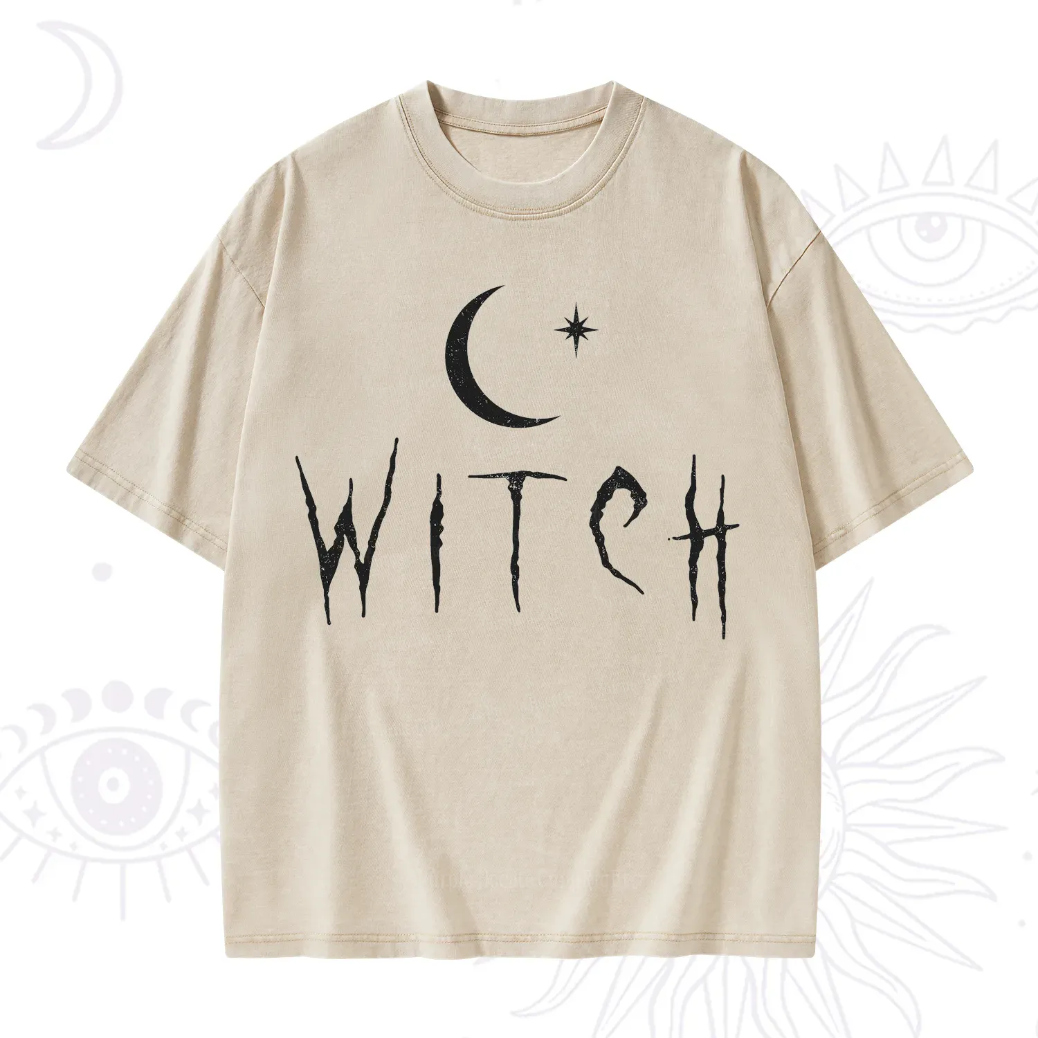 Purplehecate Witchy Moon Washed T-Shirt