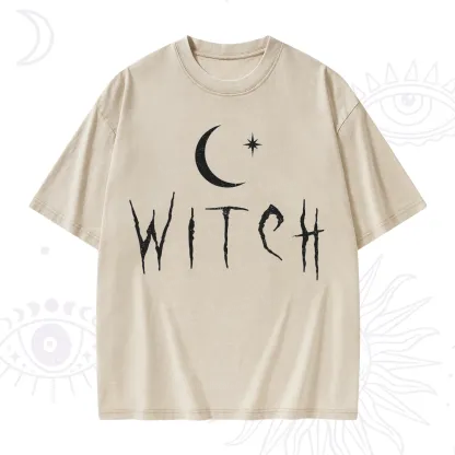 Purplehecate Witchy Moon Washed T-Shirt