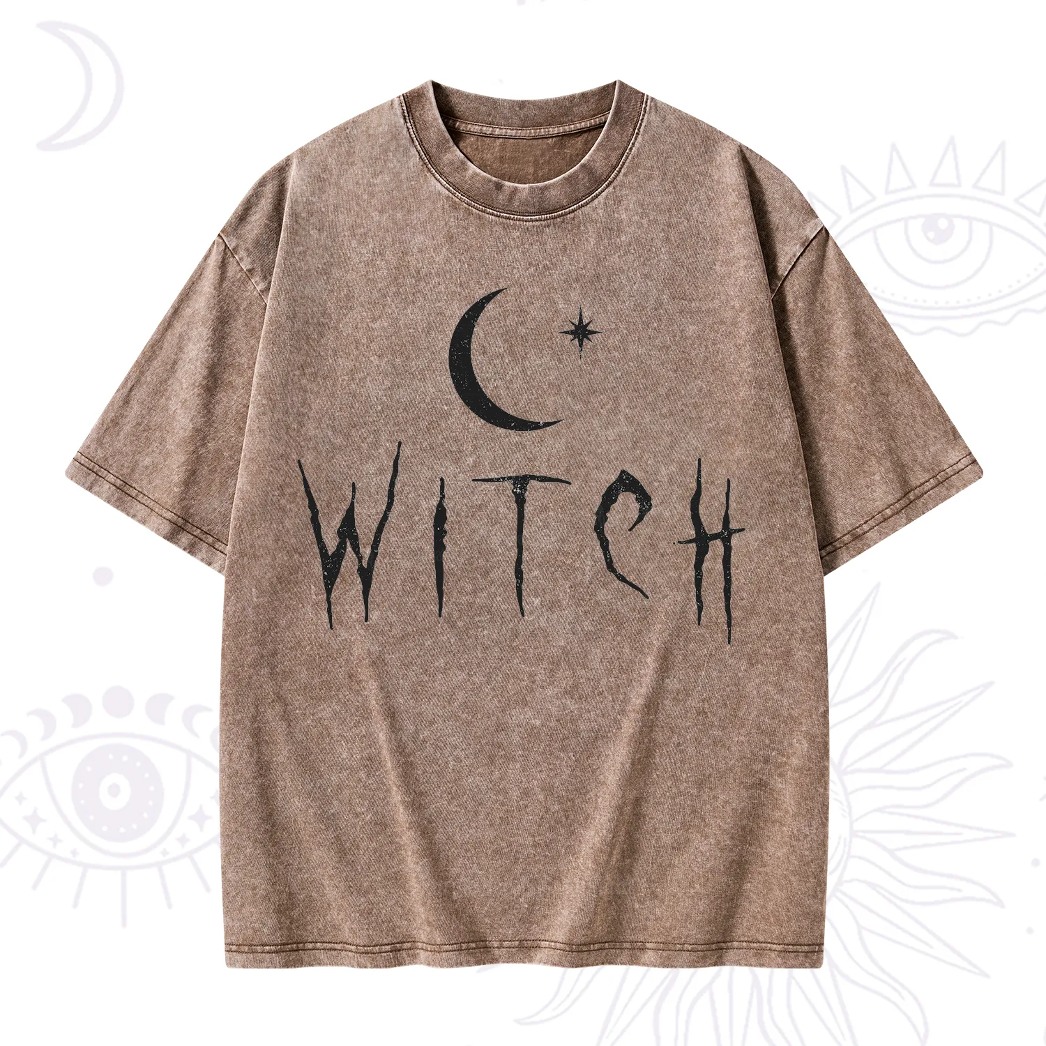 Purplehecate Witchy Moon Washed T-Shirt