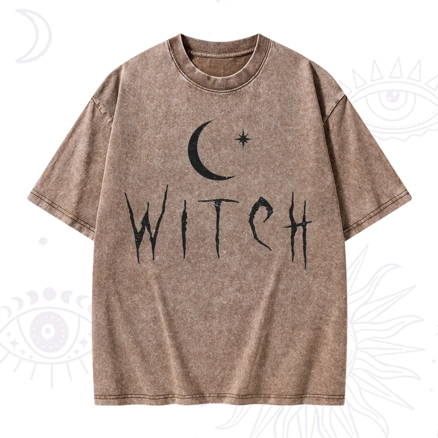 Purplehecate Witchy Moon Washed T-Shirt