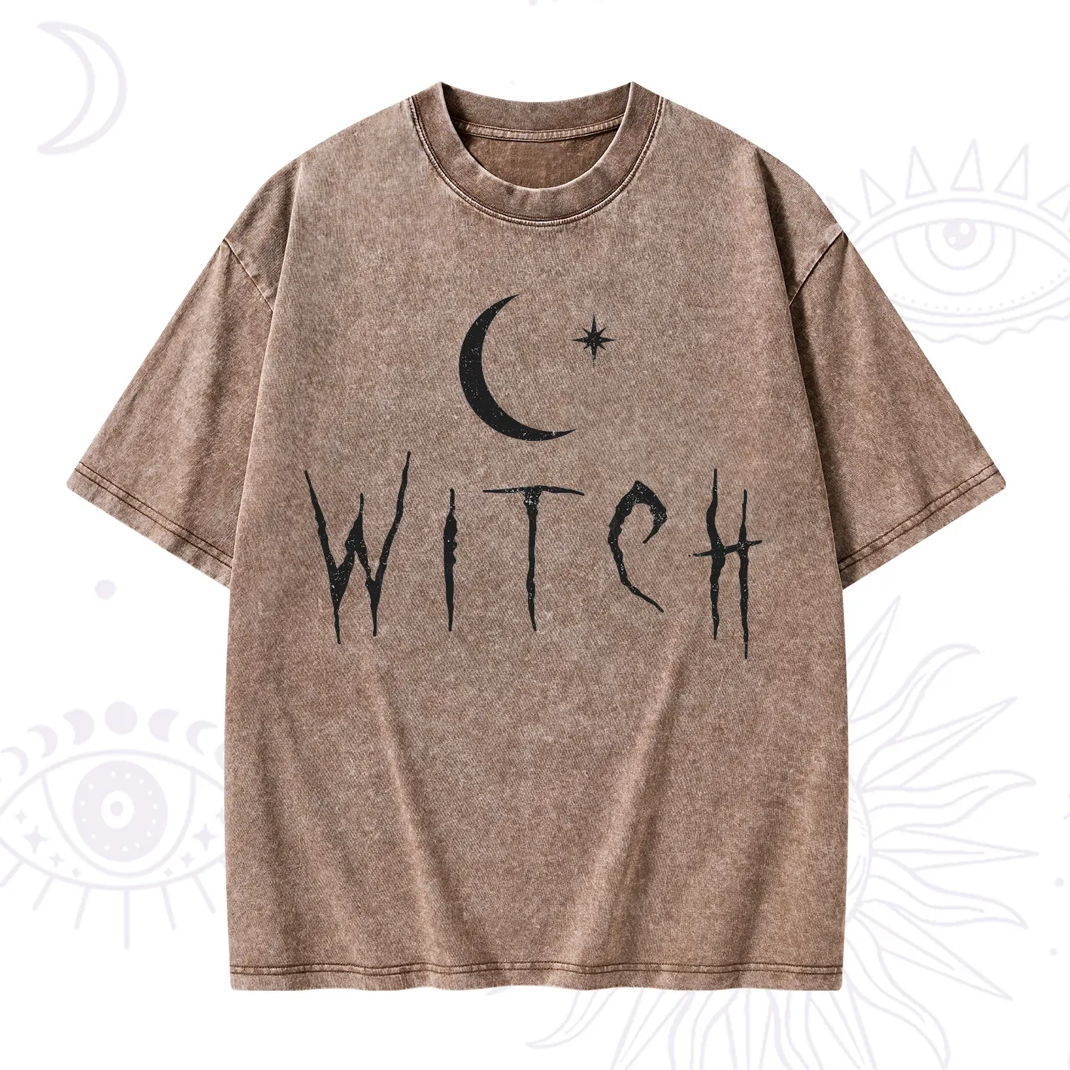 Purplehecate Witchy Moon Washed T-Shirt