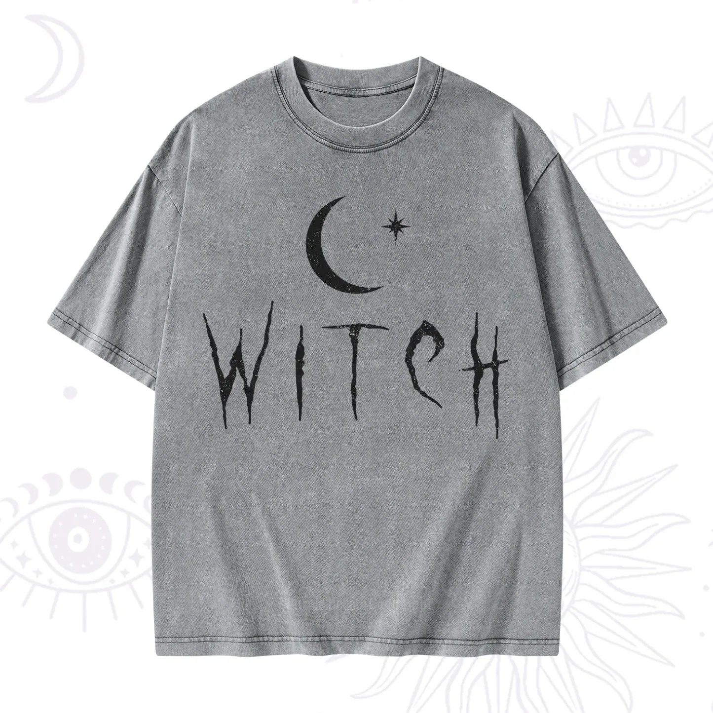 Purplehecate Witchy Moon Washed T-Shirt