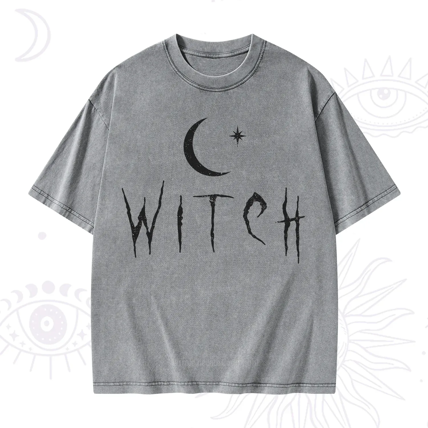 Purplehecate Witchy Moon Washed T-Shirt