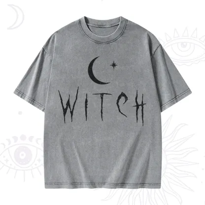 Purplehecate Witchy Moon Washed T-Shirt