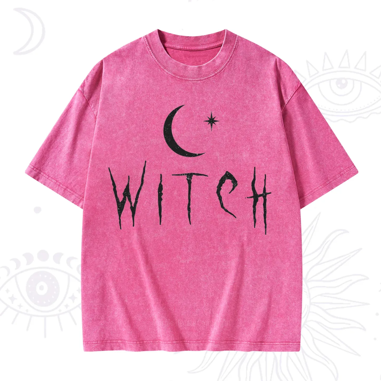 Purplehecate Witchy Moon Washed T-Shirt